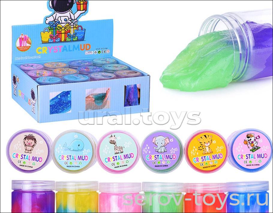 Жвачка для рук 00-2326 Сияние в банке