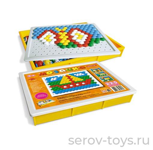 Мозаика 01050 13мм 225дет в пластм кор  Стеллар