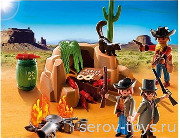 Дикий запад 5250pm Переселенцы с костром и динамитом