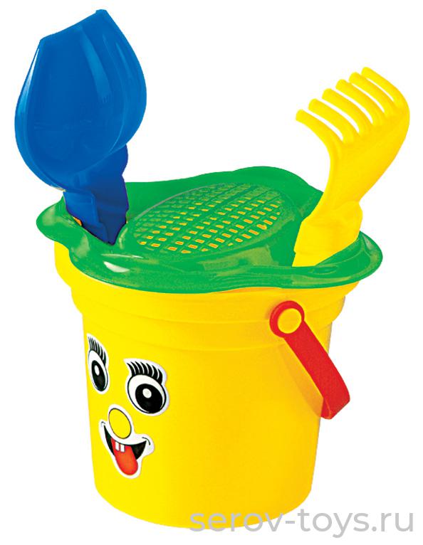 Песочный набор № 28 2204 ведерко ПОЛЕСЬЕ