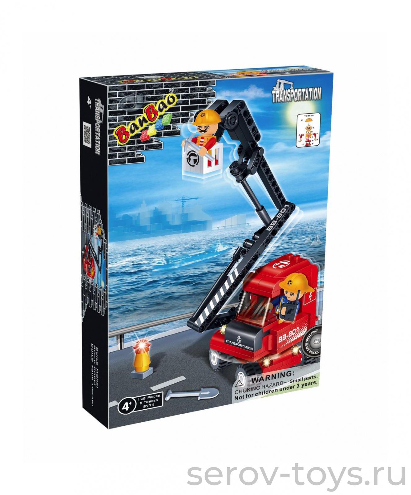 Конструктор БанБао 8779 Автокран 128 дет