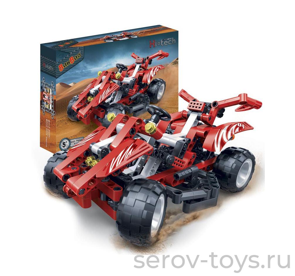 Конструктор БанБао 6955 Машина красная инерц 250дет