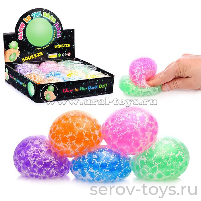 Антистресс-мялка 00-0019 Мяч с орбизами 12шт в кор***