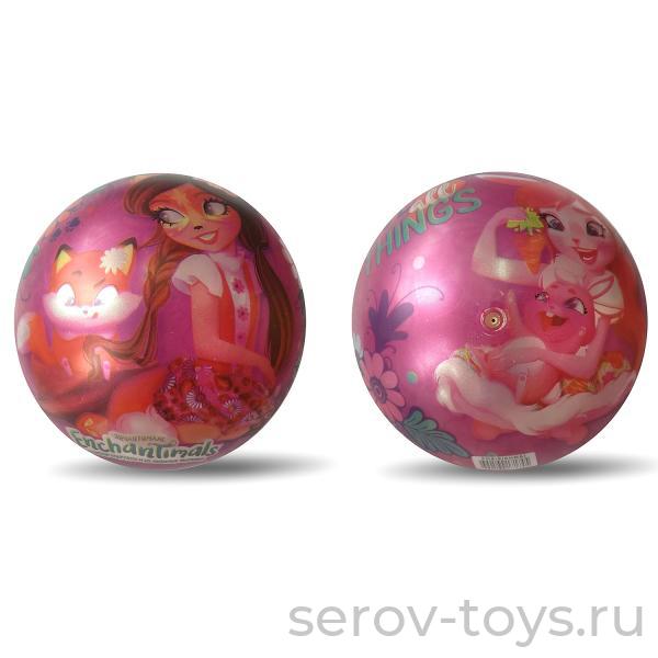 Мяч ПВХ 23см FDS-9(EHMS) Enchantimals в сетке Играем вместе