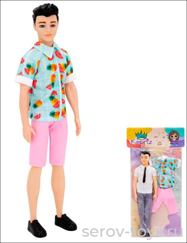 Кукла Кен YSLY0916C с набором одежды в пак Miss Kapriz