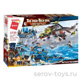 Конструктор Qman 2720 Первая битва 724дет Осада гавани