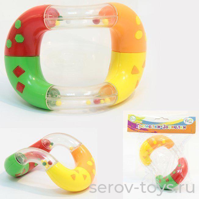 Погремушка 44255 Ути Пути Кольцо изогнутое в пакете !