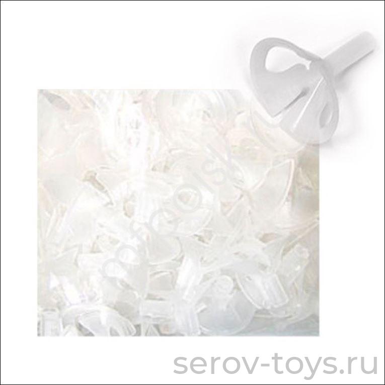 Зажимы Eq Белые 100шт/уп 1200151