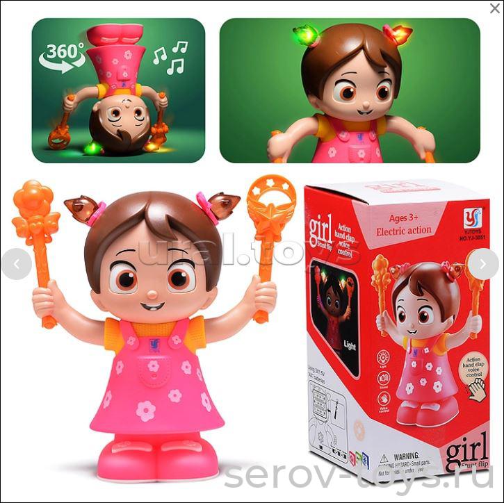 Девочка акробат YJ-3051 на бат в кор