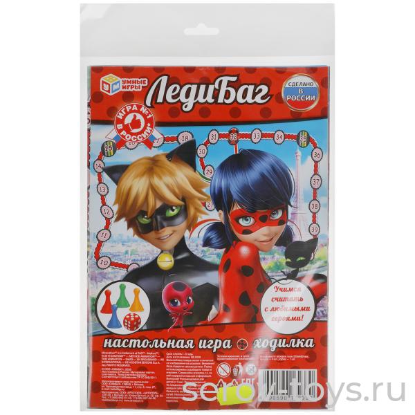 Настольная игра Леди Баг Ходилка в пак Умные игры