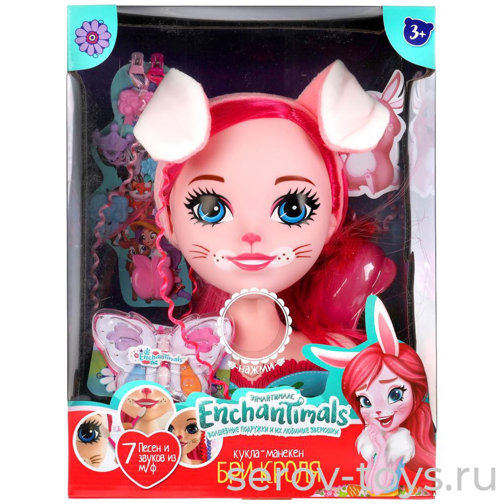 Enchantimals ENCH-STYLE-BUNNY Бри Кроля Голова для создания прически озвуч в кор Карапуз