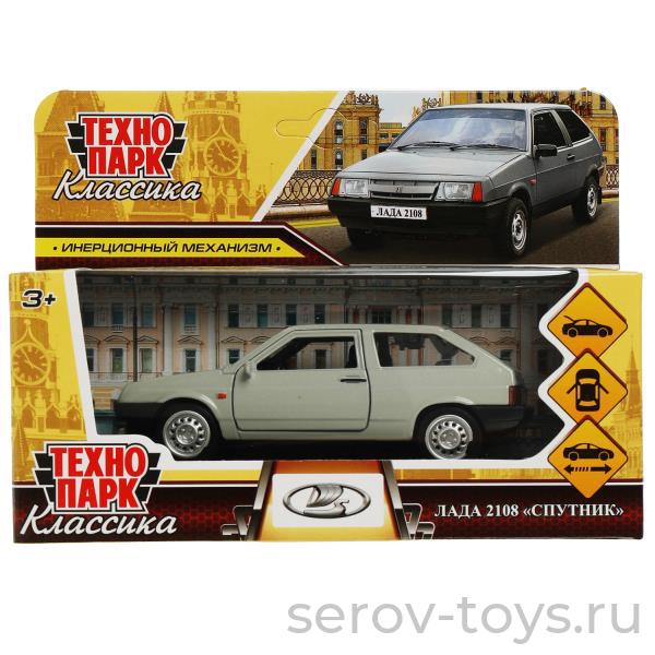 Модель Технопарк LADA -2108 Спутник 2108-12-SR Классика Серебристый в кор