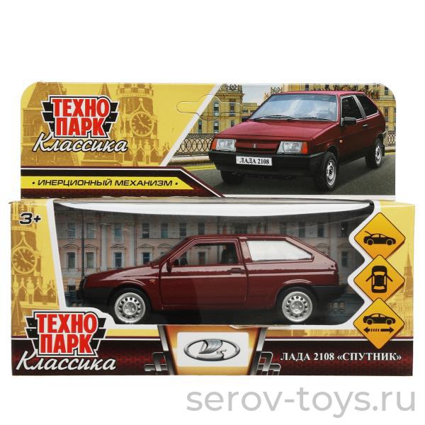 Модель Технопарк LADA -2108 Спутник 2108-12-CRY Классика Вишневый в кор