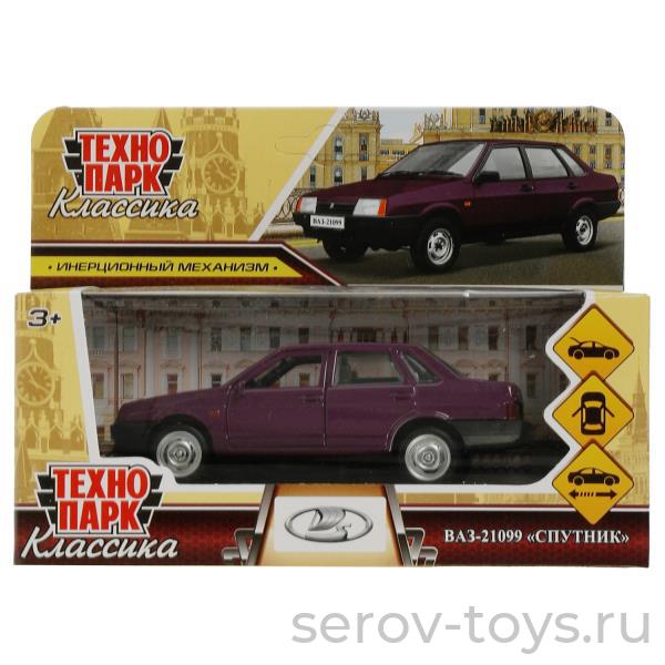 Модель Технопарк LADA -21099 Спутник 21099-12-PRL Классика Фиолетовый в кор