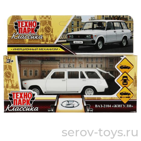 Модель Технопарк ВАЗ 2104 Жигули 2104-12-WH Классика Белый в кор