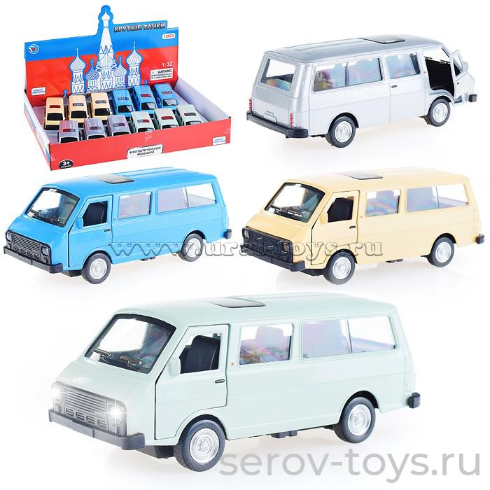 Модель 1:32 TCC1810-12D Русская серия в ассорт в кор 12шт металл свет звук