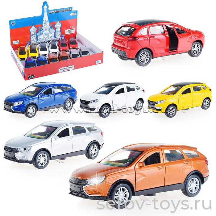 Модель 1:32 TCC183-184-12D Русская серия в ассорт в кор 12шт металл свет звук