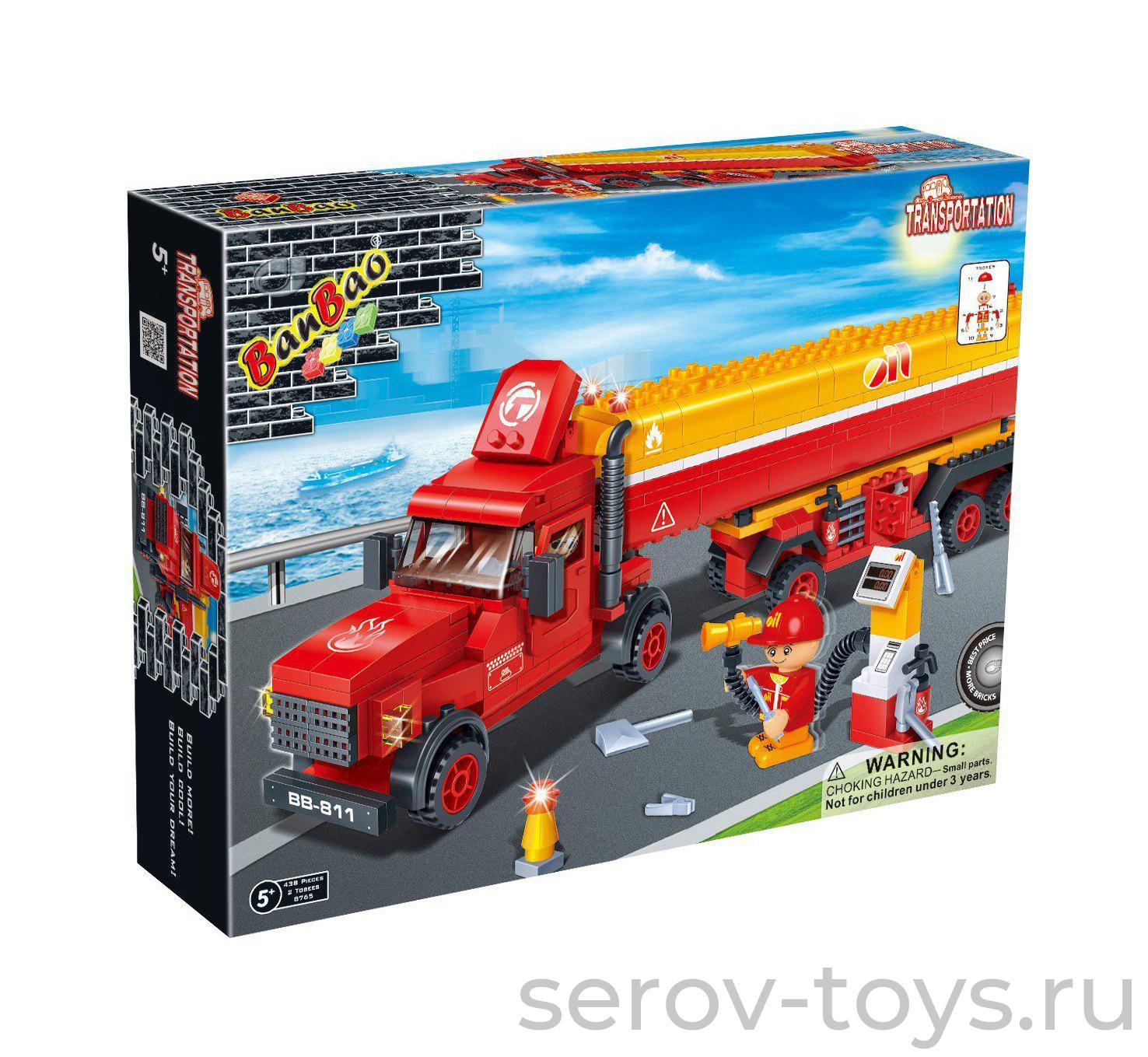 Конструктор БанБао 8765 Нефтевоз 438 деталей