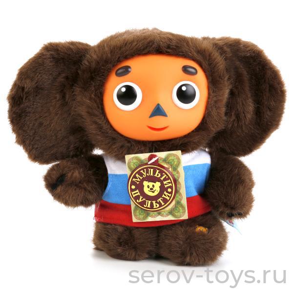 Мульти-Пульти Чебурашка 85678/17 футболка триколор 17см.