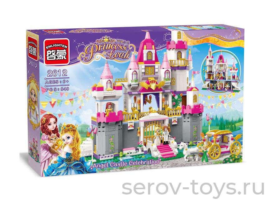 Конструктор Qman 2612 Принцесса Лея 940 дет Парадный дворец