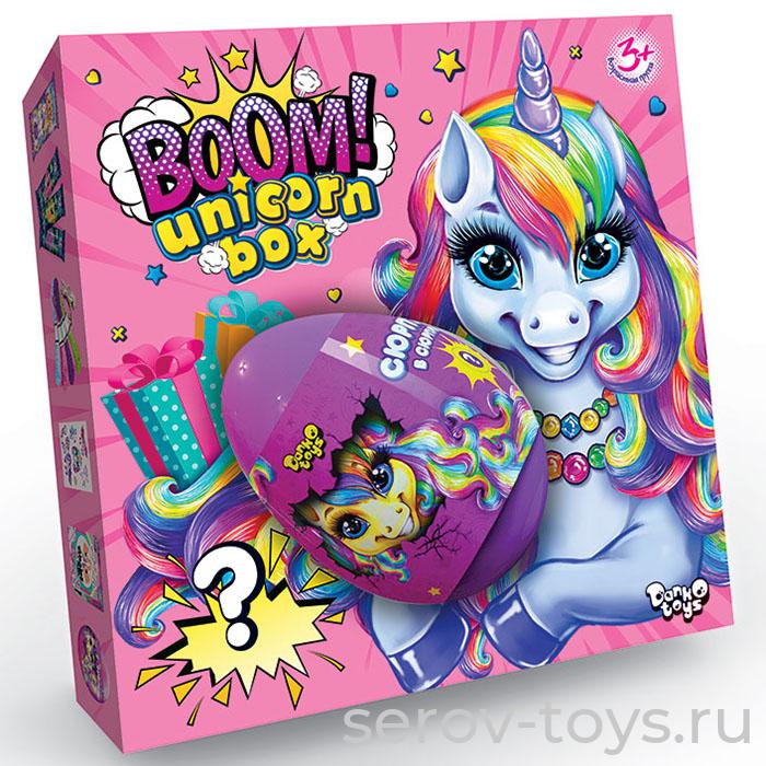 СКИДКА 50% Набор ДТ Креативное творчество Boom! Unicorn Box BUB-01-01 Danko Toys Годен до 1,09,2023