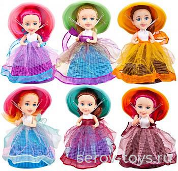 Cupcake Кукла 6 видов в ассорт 39185 А в пак. 15.25 см