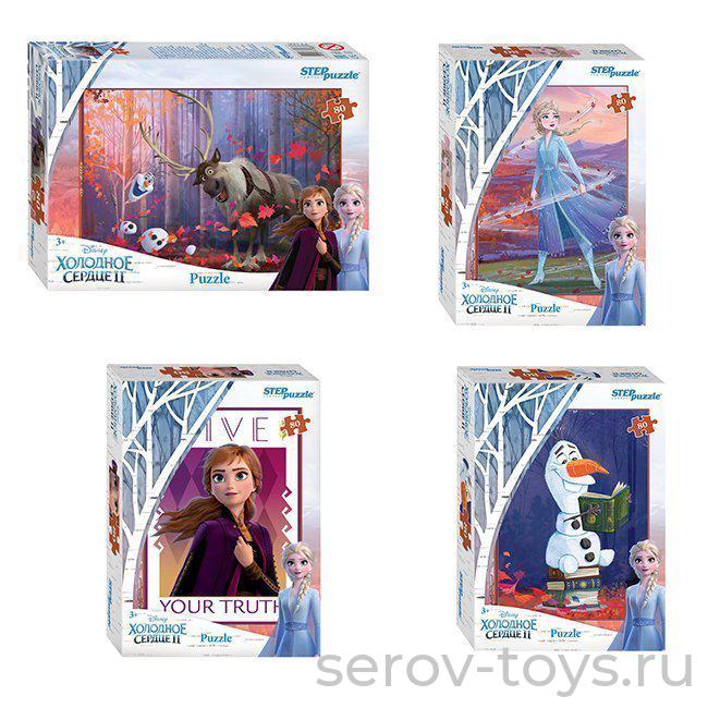 Пазл 80 Холодное сердце - 2 77166 в ассорт Степ