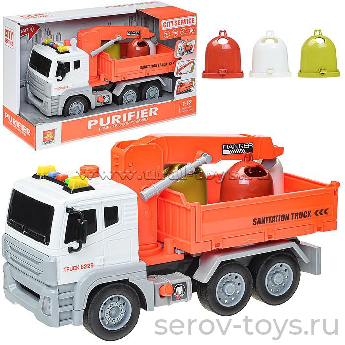 Машина инерц 1:12 WY822B Спецтехника свет звук Wenyi