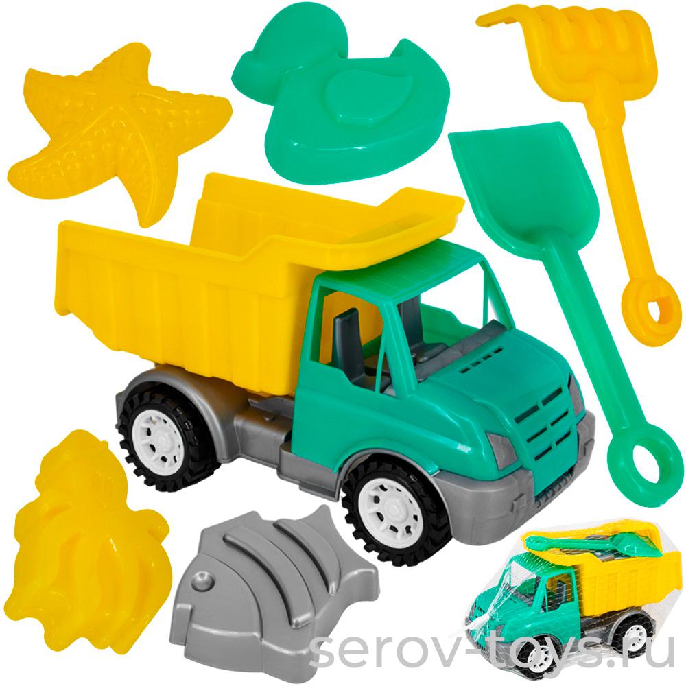 Песочный набор Камазик 7 предметов ПН-6Ж Крокотам