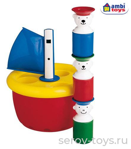 Набор для ванны 31037 Шлюпка с 3-мя моряками