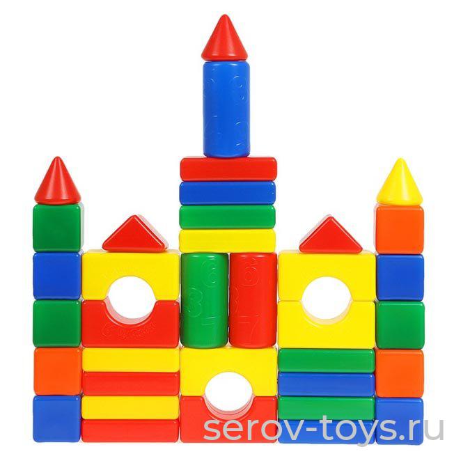 Строительный набор 60шт 1207027 6*6*6 Крошка Я