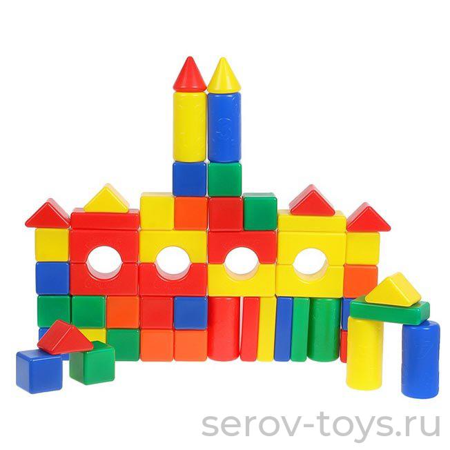 Строительный набор 72шт 1207028 6*6*6 Крошка Я