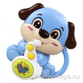 Музыкальная игрушка C22698-A1374763M-U Собачка с трубой свет звук 855-43D JIALEGU TOYS