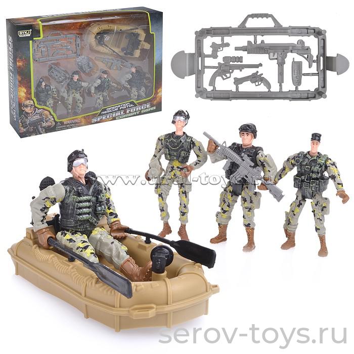 Набор солдатов 6633 с аксесс в кор 23x28x4см JLX TOYS (- A)