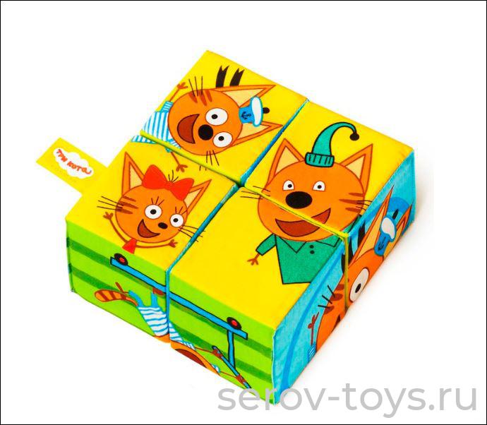 Мякиши Кубики Собери картинку 768 Три кота