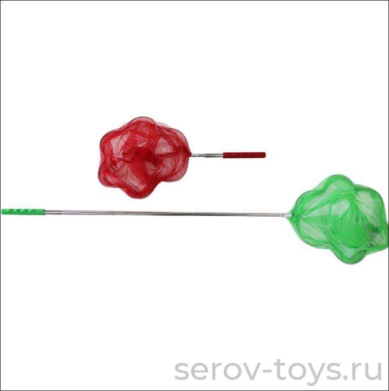 Сачок Звездочка 141-537L Телескопическая ручка 35-85см