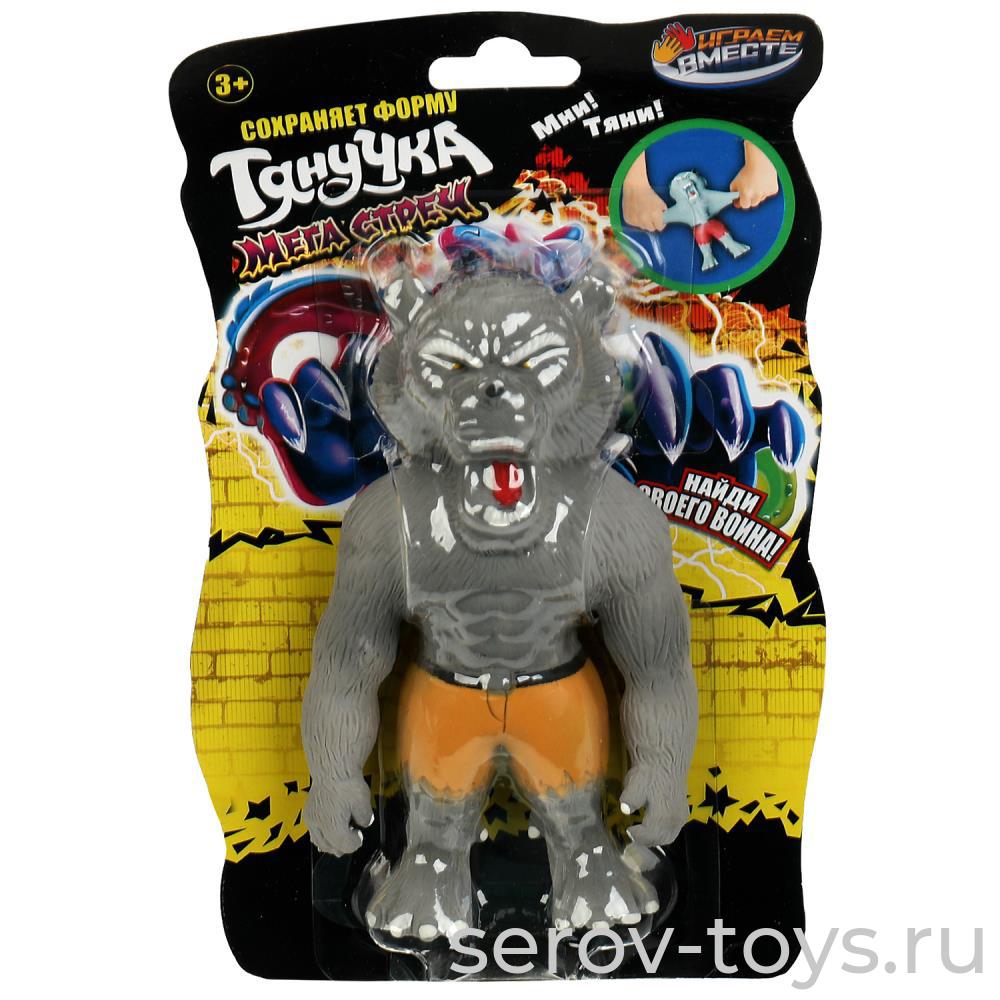 Фигура- тянучка Волк 053-22B-1-R на картоне Играем вместе