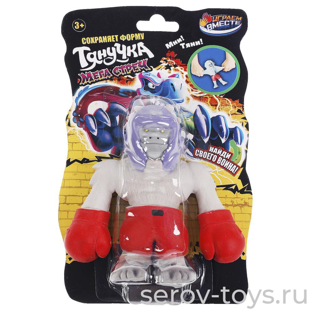 Фигура- тянучка Горилла 053-22B-2-R на картоне Играем вместе