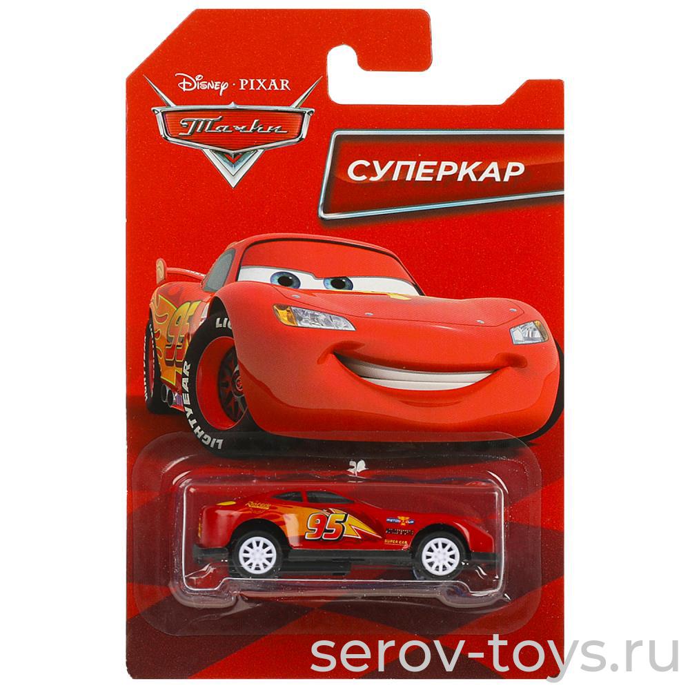 Модель Технопарк RR-7-2293777-R Тачки Суперкар 7,5см на листе (Красные)