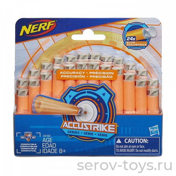 Набор 0163 NERF стрел Аккустрайк к Бластерам (24шт)