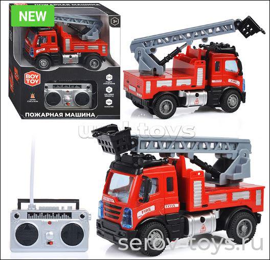 Машина  р/у  BT0008-2 Пожарная на бат в кор