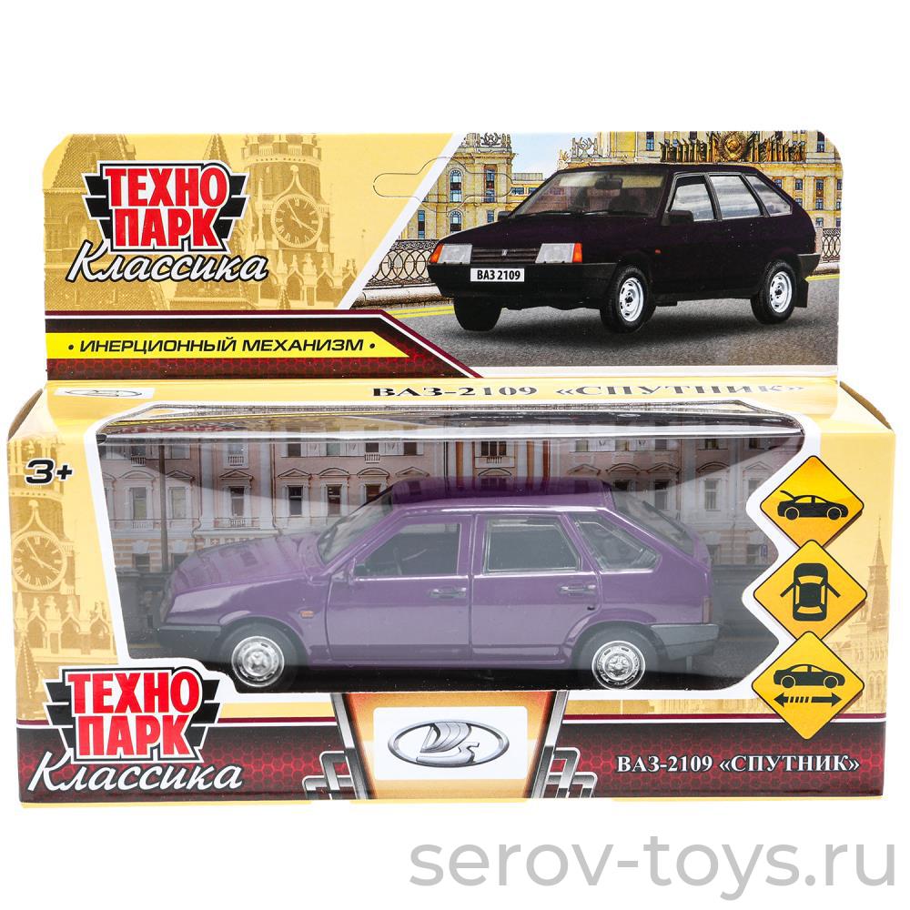 Модель Технопарк LADA Ваз-2109 Спутник 2109-12-PRP Баклажан в кор