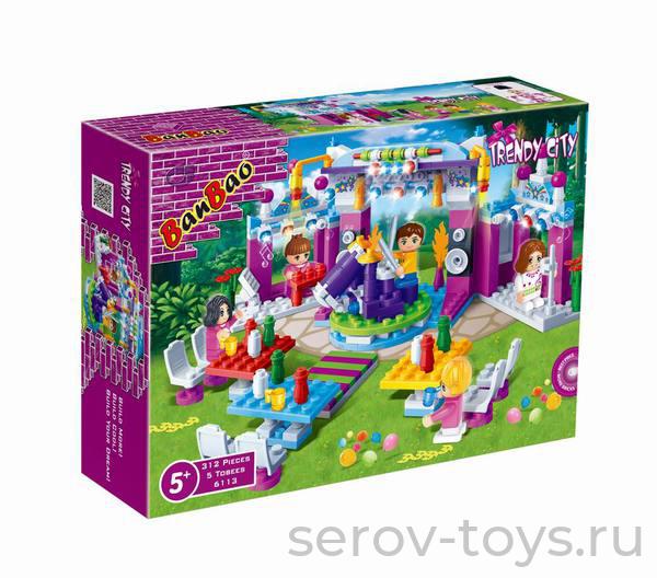 Конструктор БанБао 6113 Музыкальное кафе 318дет