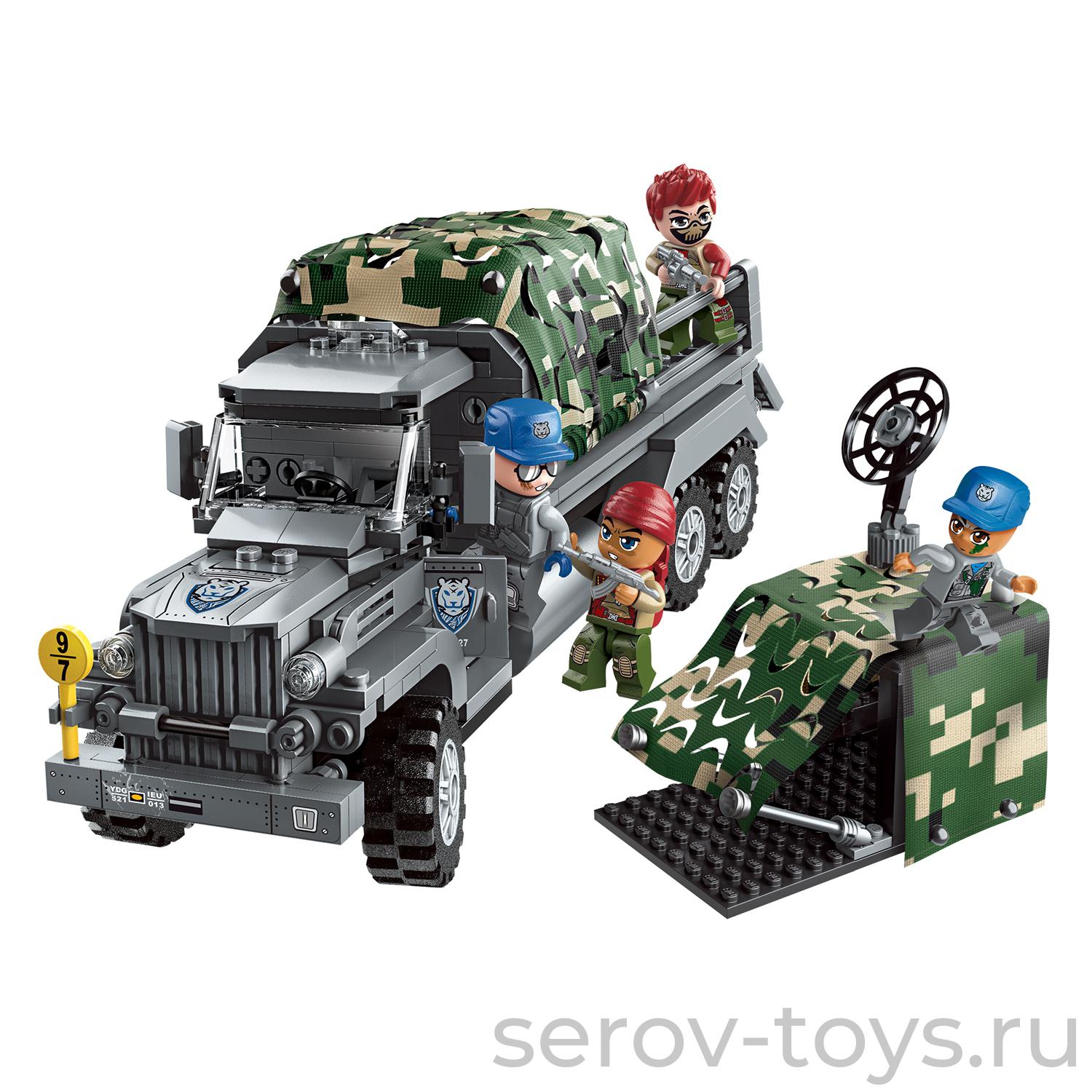 Конструктор Qman 1727 Боевая зона 386дет Военная доставка