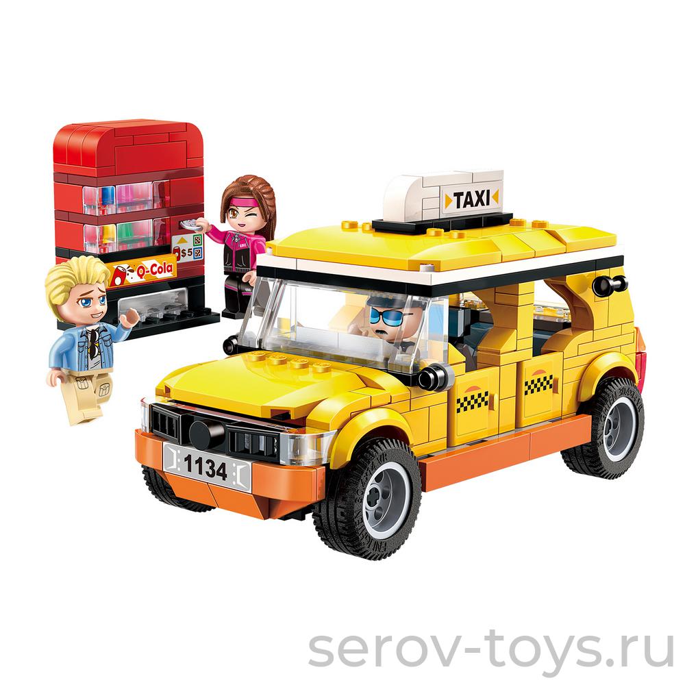 Конструктор Qman 1134 Город 322дет Такси