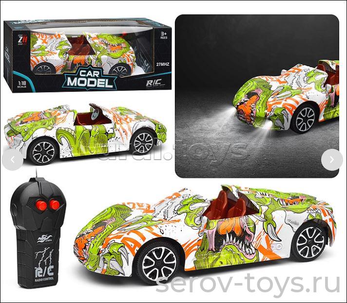 Машина р/у 312-6 Графити кабриолет на бат в кор