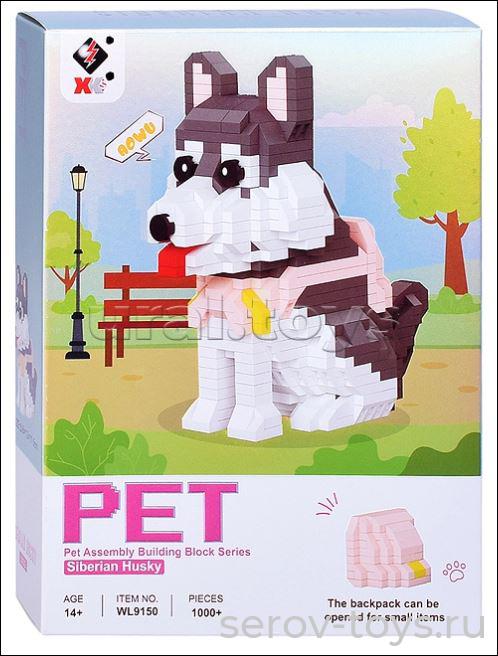 Конструктор 3D WL9150 Хаски 1000дет в кор