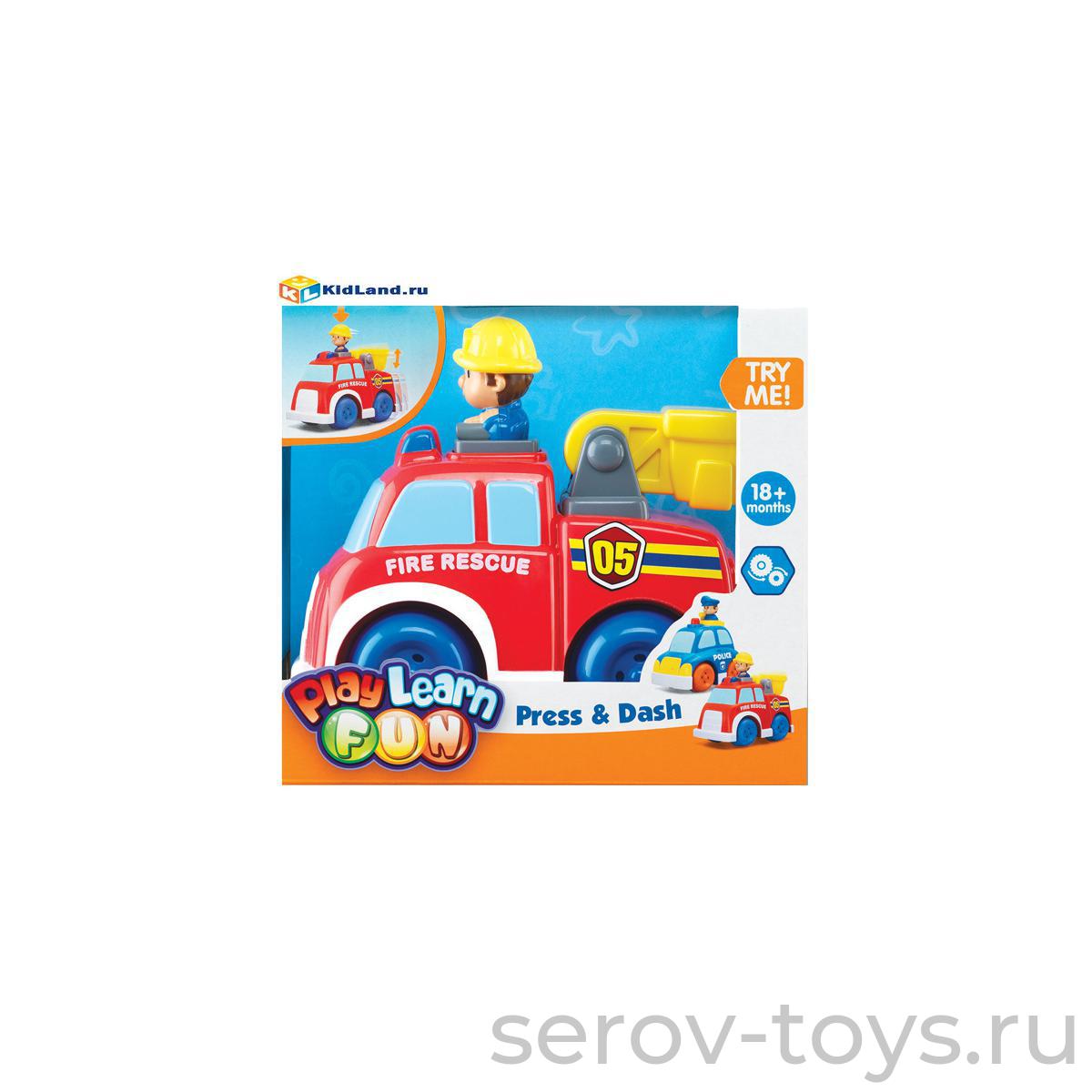 Игрушка инерц. "Пожарная машина" 32621 Нажми и поедет