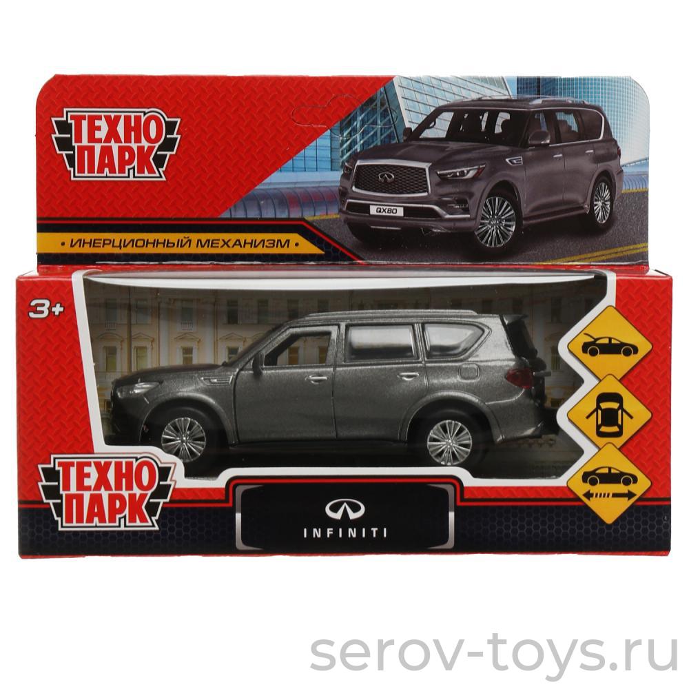 Модель Технопарк INFINITI QX80 Серый QX80-12-GY  в кор