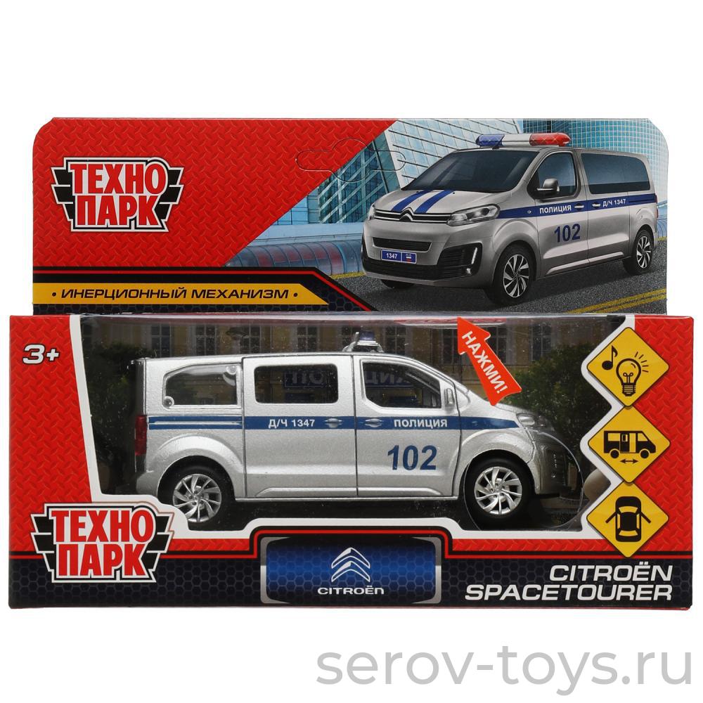 Модель Технопарк Citroёn SpaceTourer SPATOU-12SLPOL-SR Полиция свет звук в кор